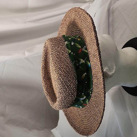 Scala Pro series authentic Panama hat size S/M golf print ribbon - Picture 3 of 10